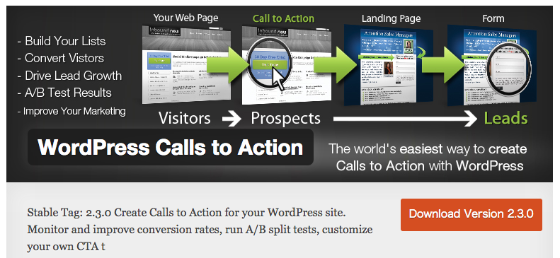 WordPress Calls to Action