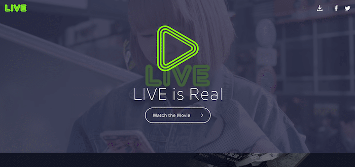 LINEを使って「ライブ配信」ができる「LINE LIVE」が公開された。