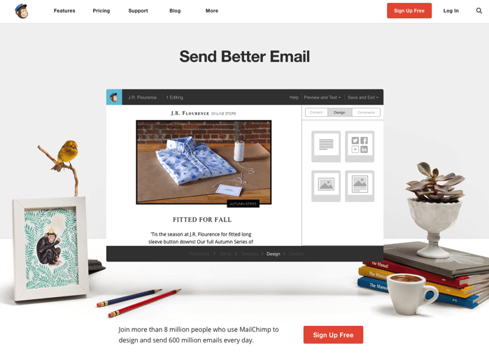 無料でHTMLメールマガジンを発行できる「MailChimp」を触ってみた感想。