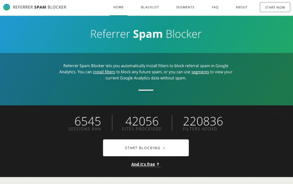 Googleアナリティクスの不明な参照元（リファラースパム）を自動で排除できる「Referer Spam Blocker」