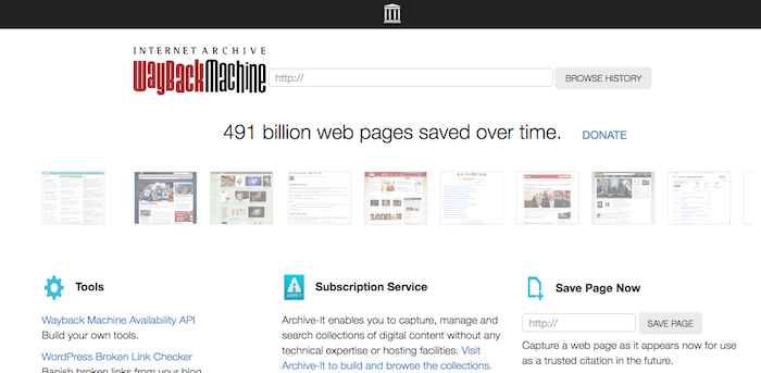 Wayback Machine