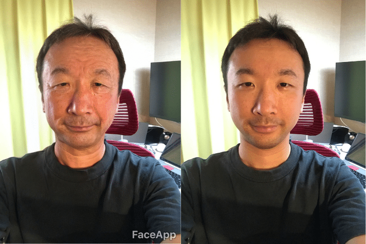 60年後の老け顔が作れるアプリ Faceapp Instagramとtwitterで老人顔を投稿する人が続々 Webマスターの手帳