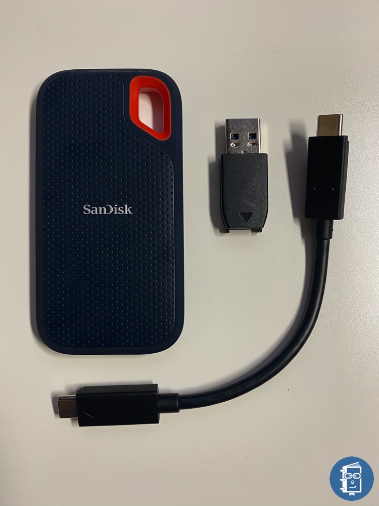 SanDisk ポータブルSSDの付属品